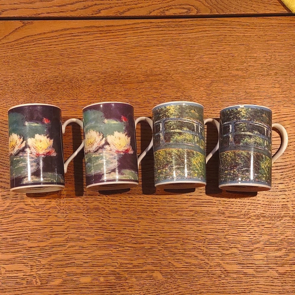 Dunoon Claude Monet Giverny Mugs (4)